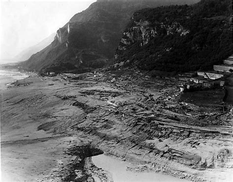 vajont dam tsunami|vajont dam landslide.